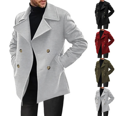 Bergorn - Moderne Mantel Jacke Herren – Kurz Trenchcoat für Herbst und Winter