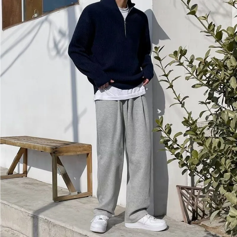 Pullzip - Lässiger Pullover mit Reißverschluss Herren – Atmungsaktiv & Modern