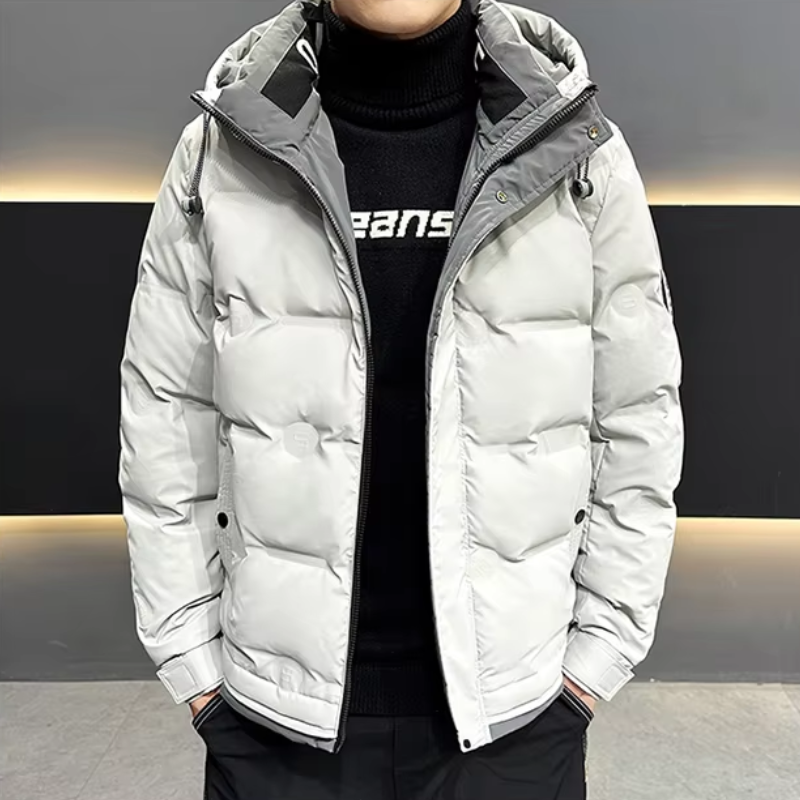 Kälteex - Daunenjacke Herren Warm Gefüttert Übergangsjacke Mit Reißverschluss