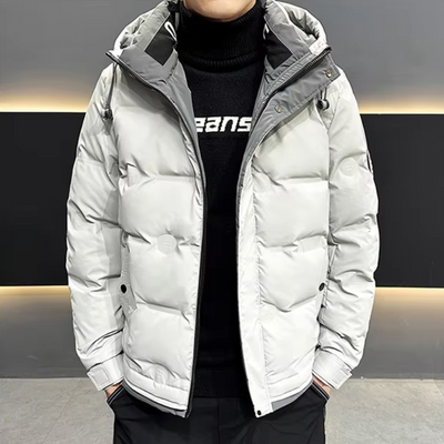 Kälteex - Daunenjacke Herren Warm Gefüttert Übergangsjacke Mit Reißverschluss