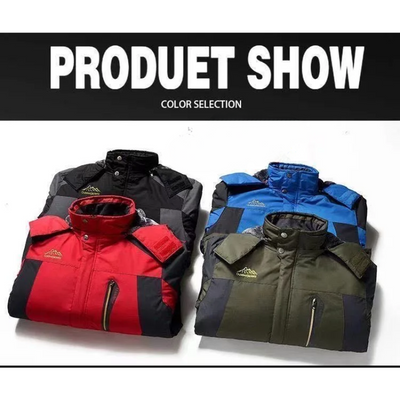 Brisker - Wasserdichter Wintermantel Männer – Fleece Gefüttert, Winddicht, Outdoor