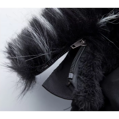 Nordkur - Parka Winterjacke Herren – Warm Gefüttert, Winddicht, Mit Kunstfellkapuze