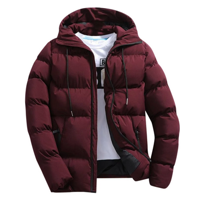 Jackend - Pufferjacke Herren Mit Fleecefutter Warm Gefüttert Winterjacke