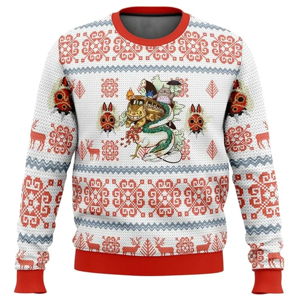 Frostix - Festlicher Weihnachtspullover – Perfekt für Anime- und Filmfans