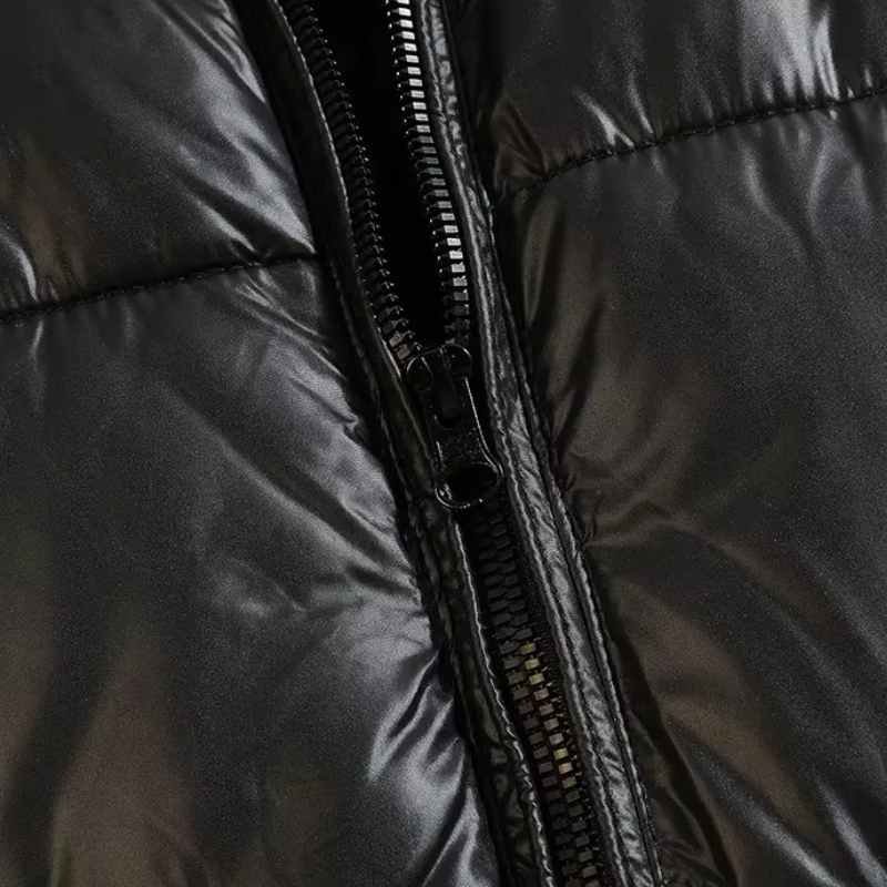 Herrsol - Pufferjacke Herren Winterjacke Mit Fleecefutter Kapuze Warm Gefüttert