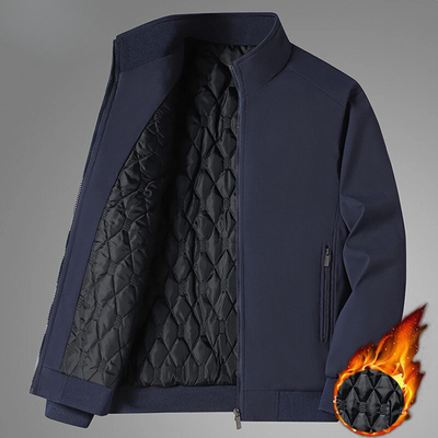 Norvion - Gewattierte Jacke Herren mit Reißverschluss und leichtem Futter für Herbst