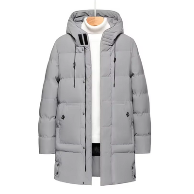 Quilmax - Pufferjacke Herren mit Kapuze und winddichter, wasserabweisender Funktion