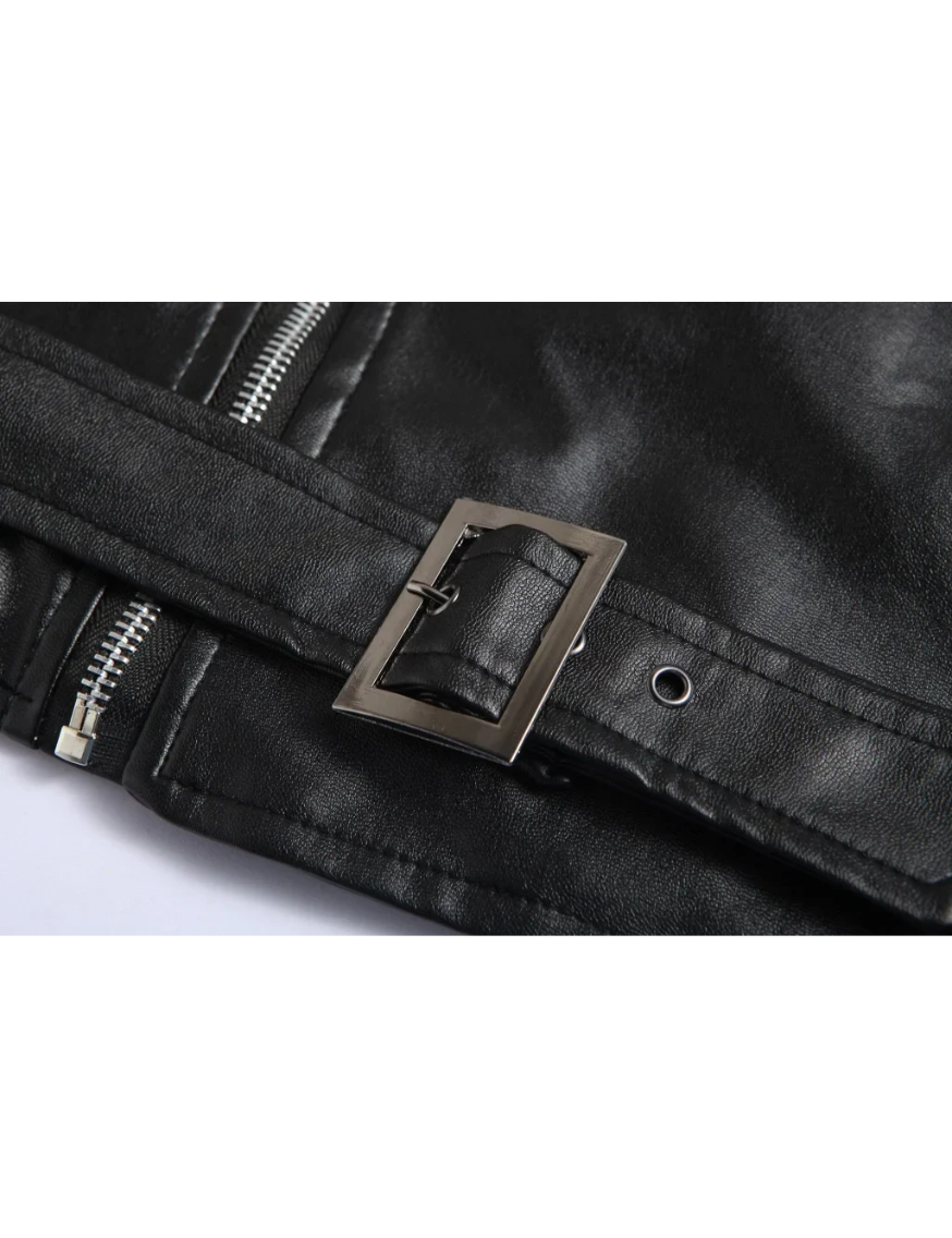 Borztek - Lederjacke Herren im Blazer-Stil, Elegante Echtlederjacke