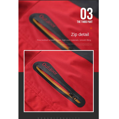 Glattro - Wasserdichter Wintermantel Männer – Warm, Wetterfest, Mit Kapuze