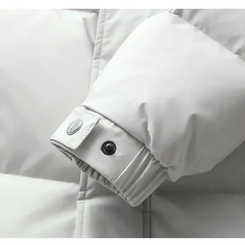 Wärmell - Langer Wintermantel Herren Mit Kapuze Warm Gefüttert Winddicht