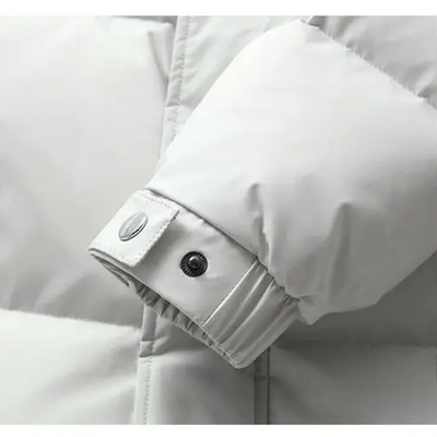 Wärmell - Langer Wintermantel Herren Mit Kapuze Warm Gefüttert Winddicht