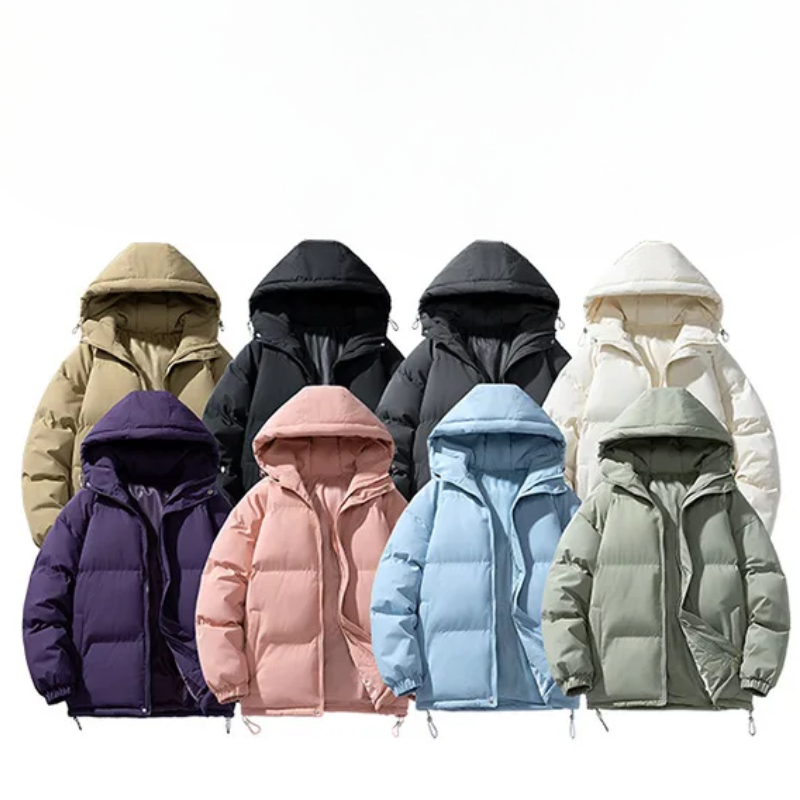 Jackord - Pufferjacke Herren Mit Kapuze Wasserdicht Winddicht Winterjacke