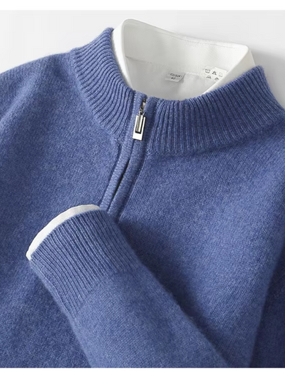 Nobherr - Warmer Pullover mit Reißverschluss Herren – Ideal für Freizeit & Alltag
