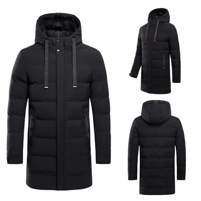 Sturmix - Pufferjacke Herren mit Kapuze und winddichtem Design für kalte Tage