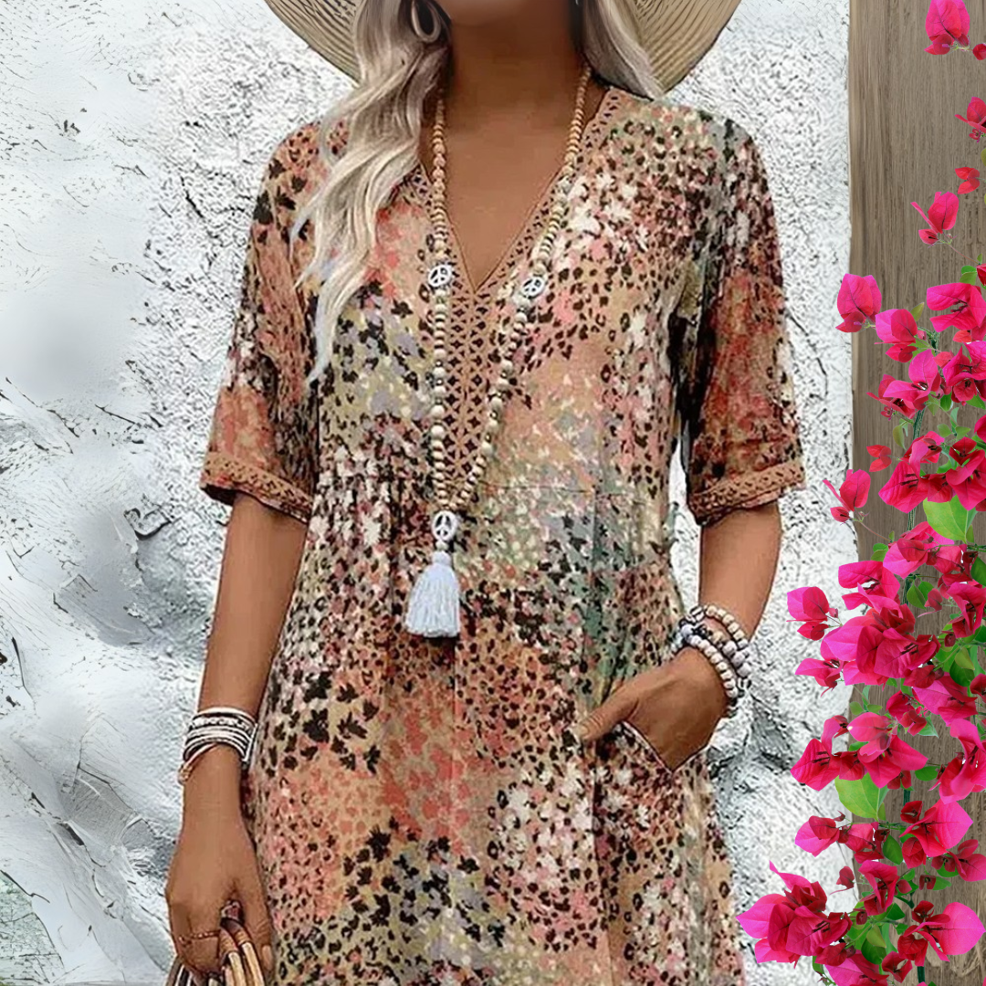 Vanessa Boho Kleid | Fließendes Design Für Eleganten Komfort Und Vielseitigen Stil