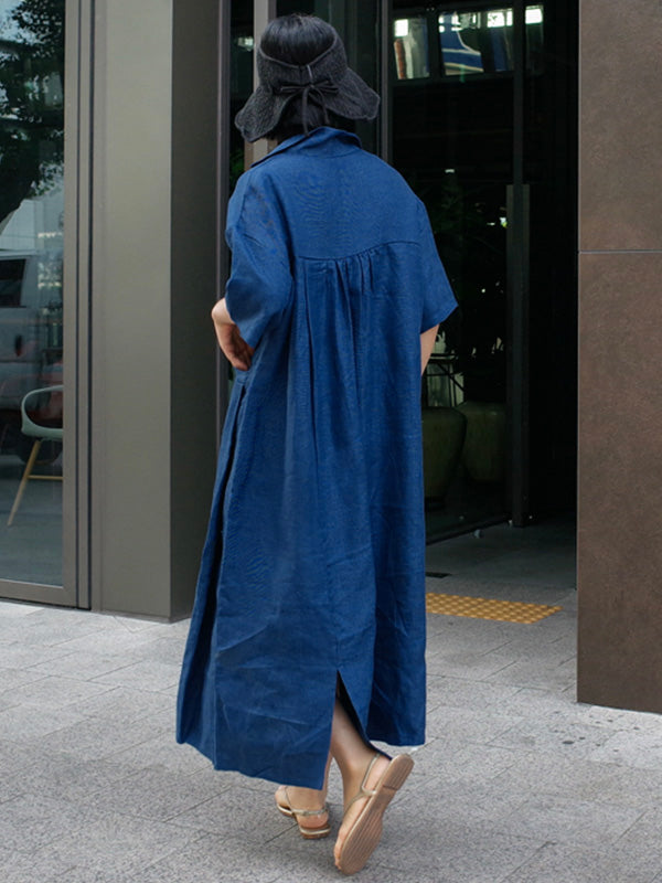 Elegantes Midikleid mit V-Ausschnitt – Julia