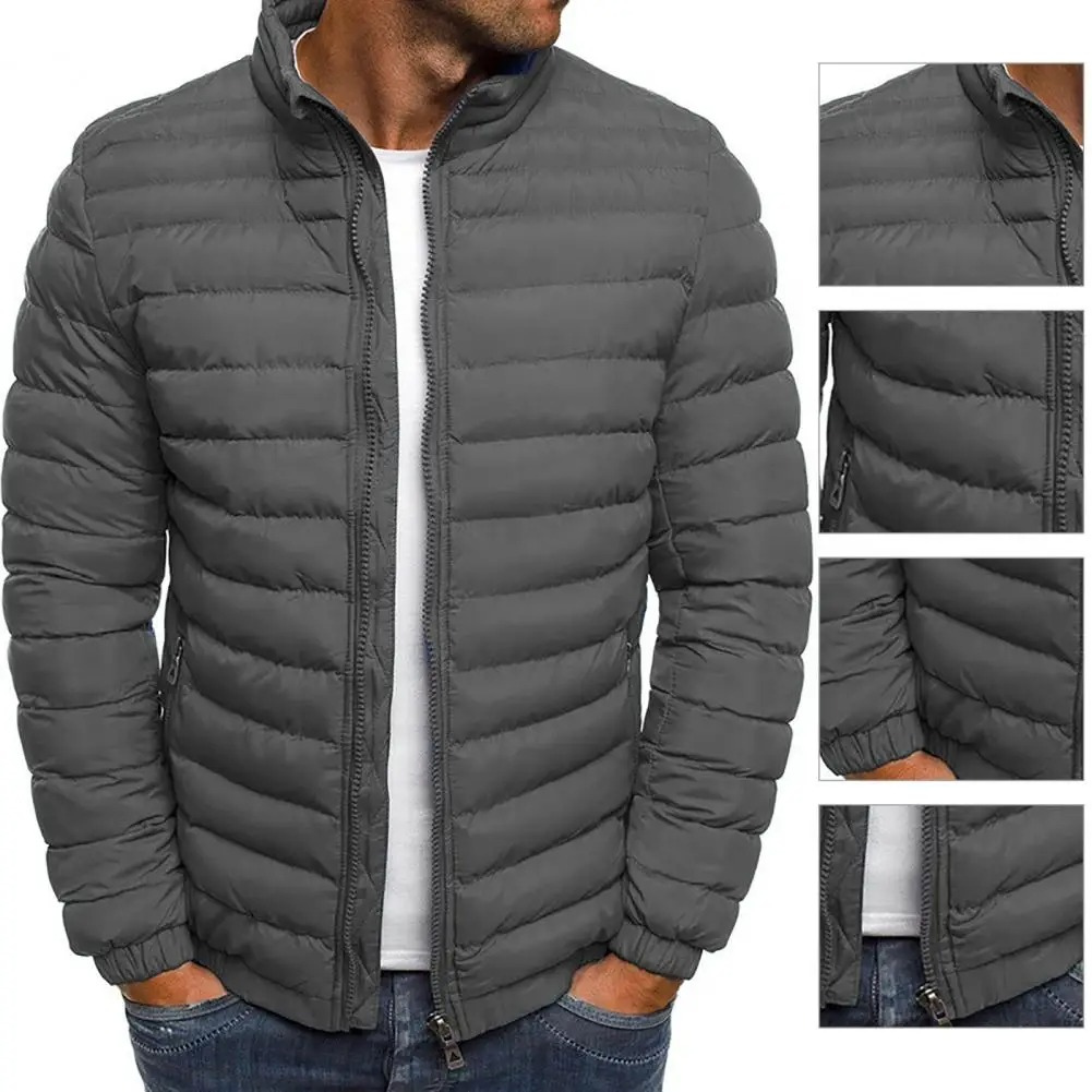 Frostek - Pufferjacke Herren Mit Kapuze Dick Gefüttert Winterjacke