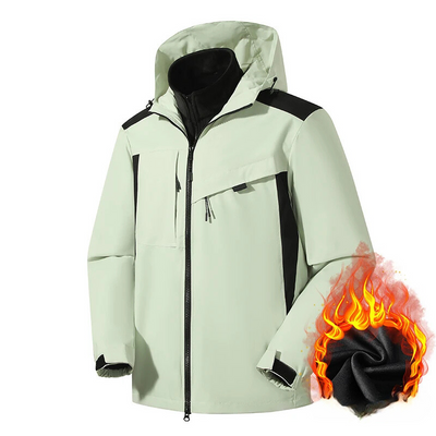 Klimate - Wasserdichter Wintermantel Männer – 3-in-1 Funktion, Winddicht, Outdoor