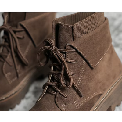 Sferida - Damen Winterstiefel mit Schnürung und robuster Profilsohle