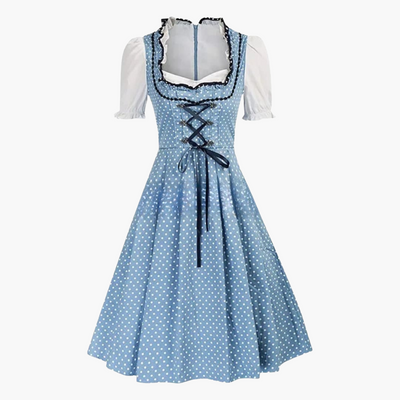 Spitzen-Dirndl kleid für Damen - Oktoberfest 2025