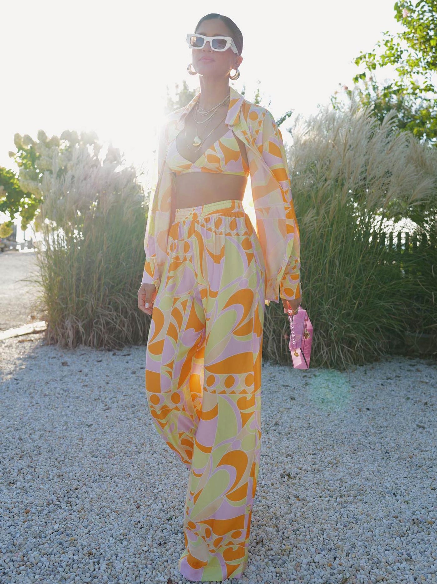 Vollständiges Mare-Stampa-Tropica Set – Hemd und koordinierte Hosen