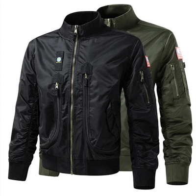 Waldmor - Wintermantel Männer mit mehreren Taschen, Winddichte Outdoor-Jacke