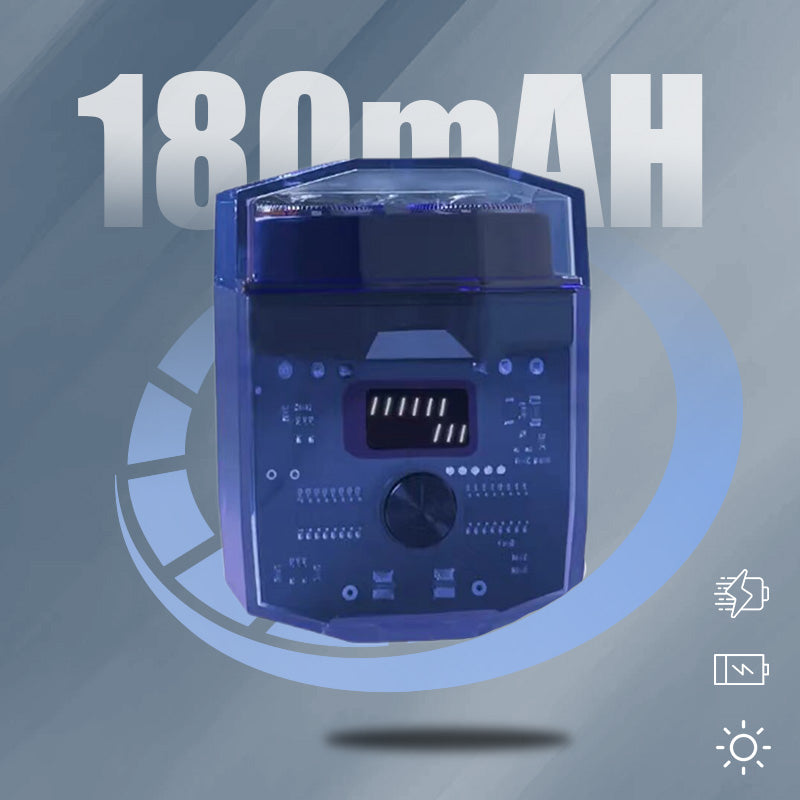 Abelle | Transparenter elektrischer Mini-Rasierer mit geringem Rauschen