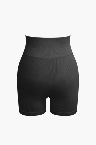 Elaine | Nahtloses Sport-Set mit Crop-Top & Yoga-Shorts