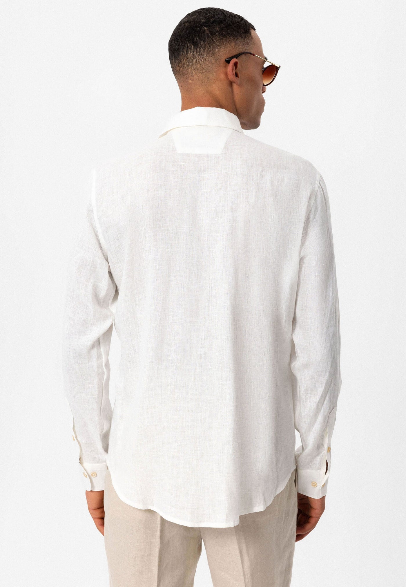 ANTIOCH | 100% Leinen Hemd – Ecru