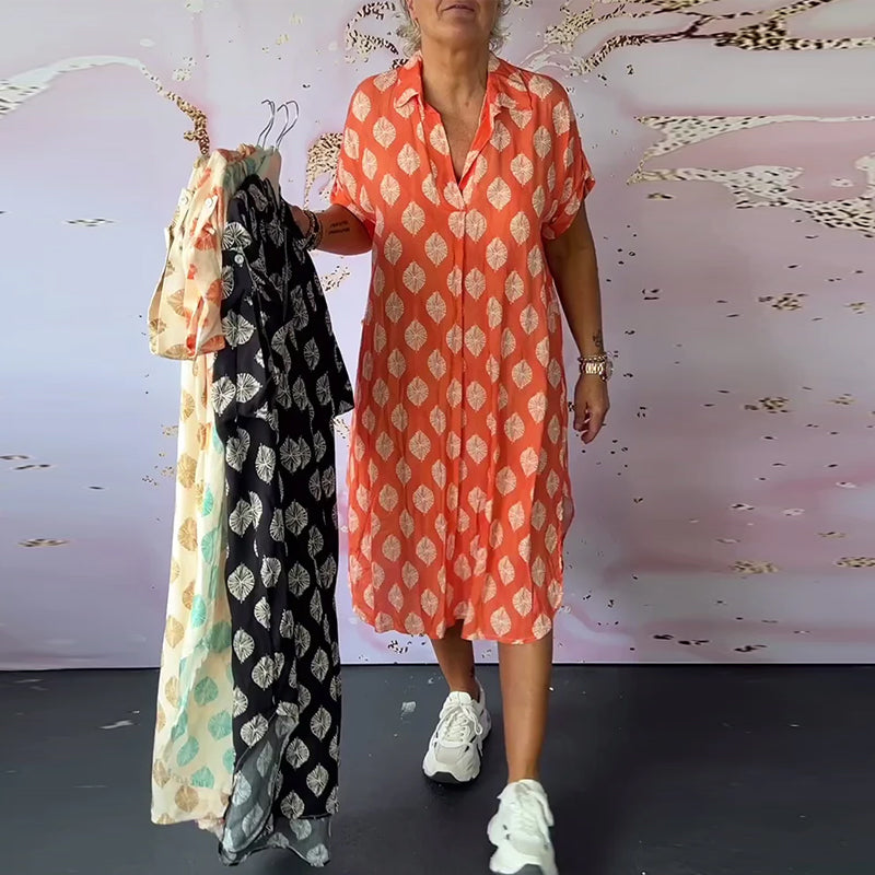 Elegantes Damen Wickelkleid mit V-Ausschnitt