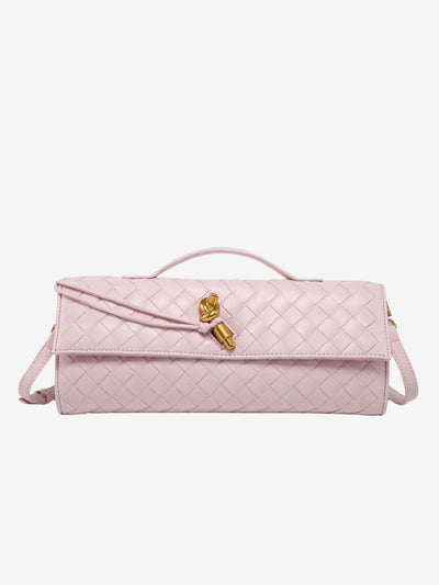 Camila Luxe Slim Clutch Aus Veganem Leder Mit Abnehmbarem Schultergurt, Elegante Handtasche