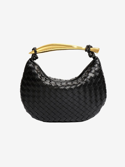 Bianca Luxe Strukturierte Woven Tasche Mit Goldfarbenem Griff Und Schulterriemen