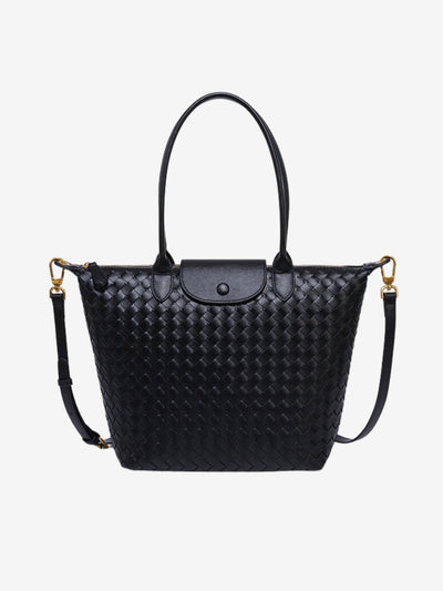 Isabelle | Geräumige Braided Tote Aus Premium Veganleder Mit Abnehmbarem Tragegurt