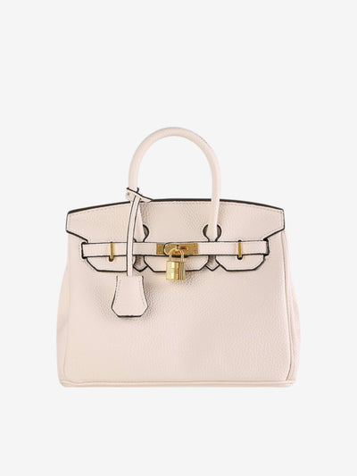 Colette Strukturierte Petite Lock Tasche Aus Premium Veganleder Mit Abnehmbarem Schulterriemen