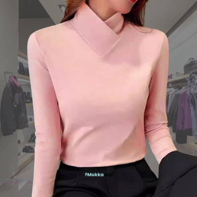 Marlene – Oberteil mit überkreuztem Kragen