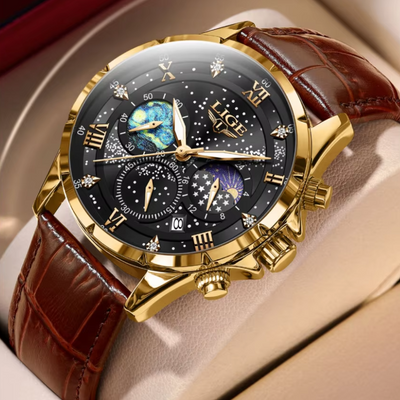 ELEGANTE MONDPHASENUHR