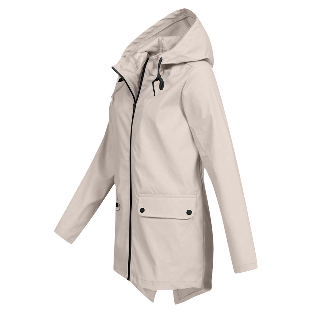 Leichte Regenjacke mit Kapuze für Damen