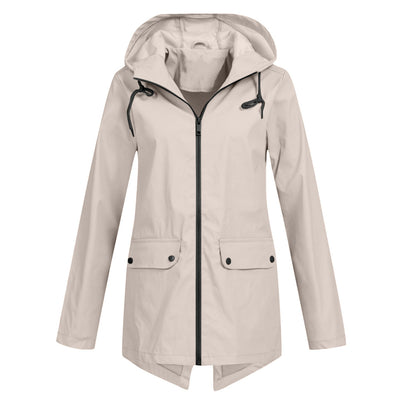 Leichte Regenjacke mit Kapuze für Damen
