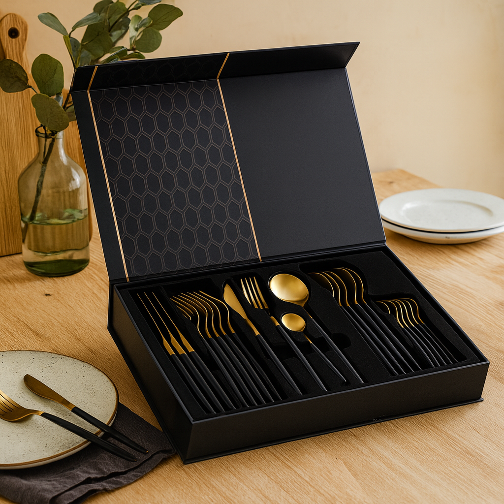 Ardenza | 24-teiliges Western-Steakbesteck-Set