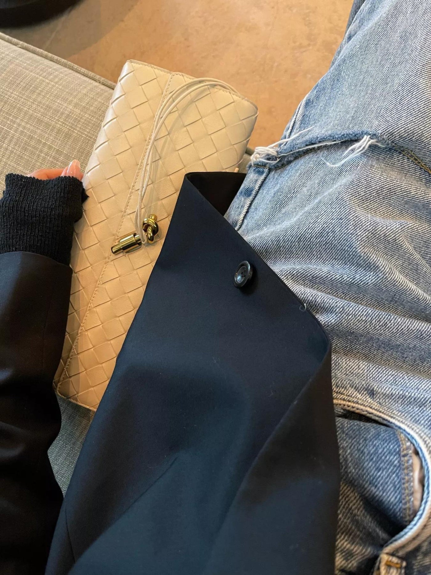 Camila Luxe Slim Clutch Aus Veganem Leder Mit Abnehmbarem Schultergurt, Elegante Handtasche