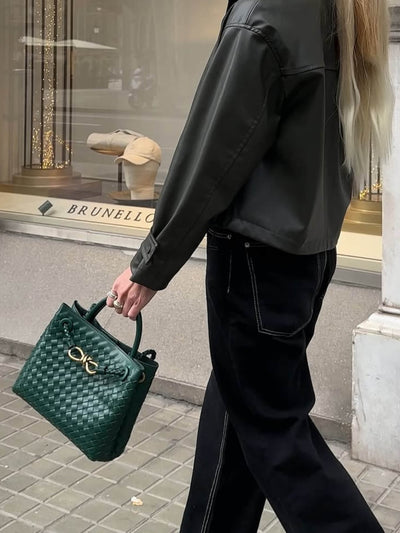 Sabine Kleine Geflochtene Tasche