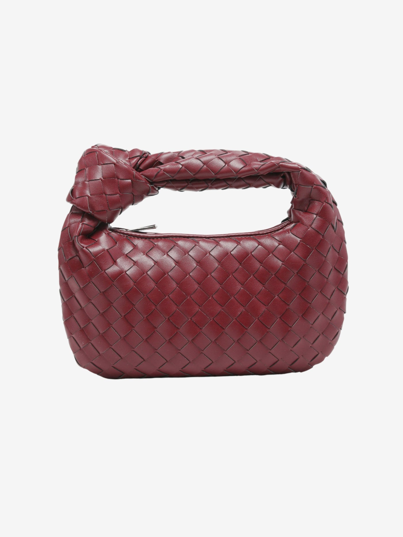 Sienna | Mini Braided Handle Tasche Aus Premium Veganem Leder, 28x15cm