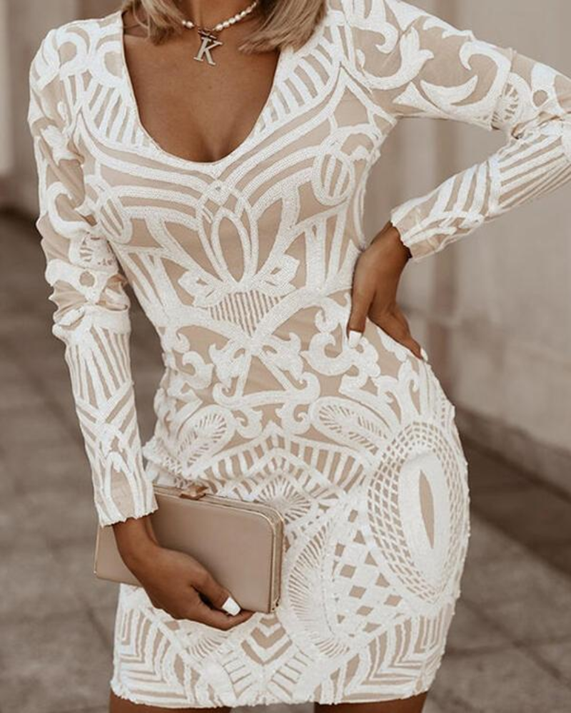 Ava | Pulloverkleid in Übergröße