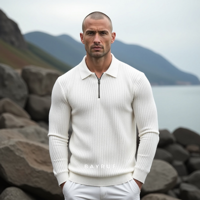 Silas | Eamon Viertelzip Pullover