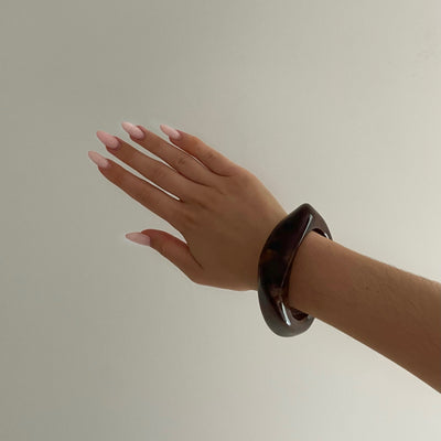 Elegantes Schokobraunes Armreif – Stilvolles Accessoire für deinen Look