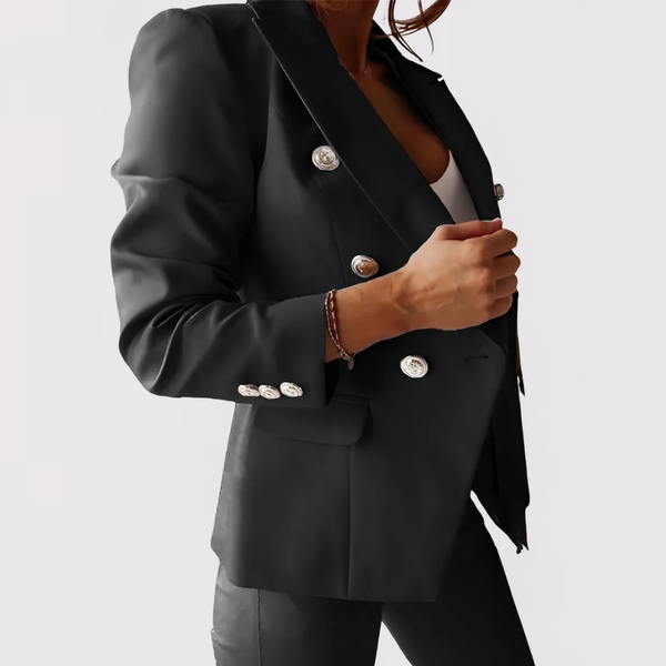 Draesy | Kompletter Blazer und Hochwaist-Hose