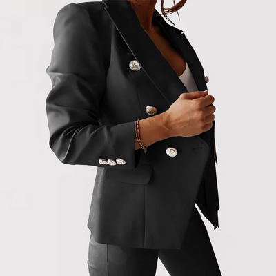 Draesy | Kompletter Blazer und Hochwaist-Hose