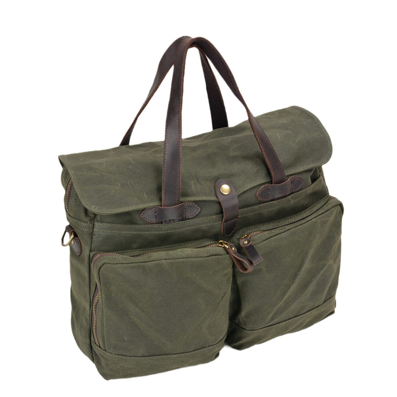 Salt Lake™ Canvas Schultertasche - Wasserabweisend, Gepolstertes Laptopfach, Unisex, 12,5L