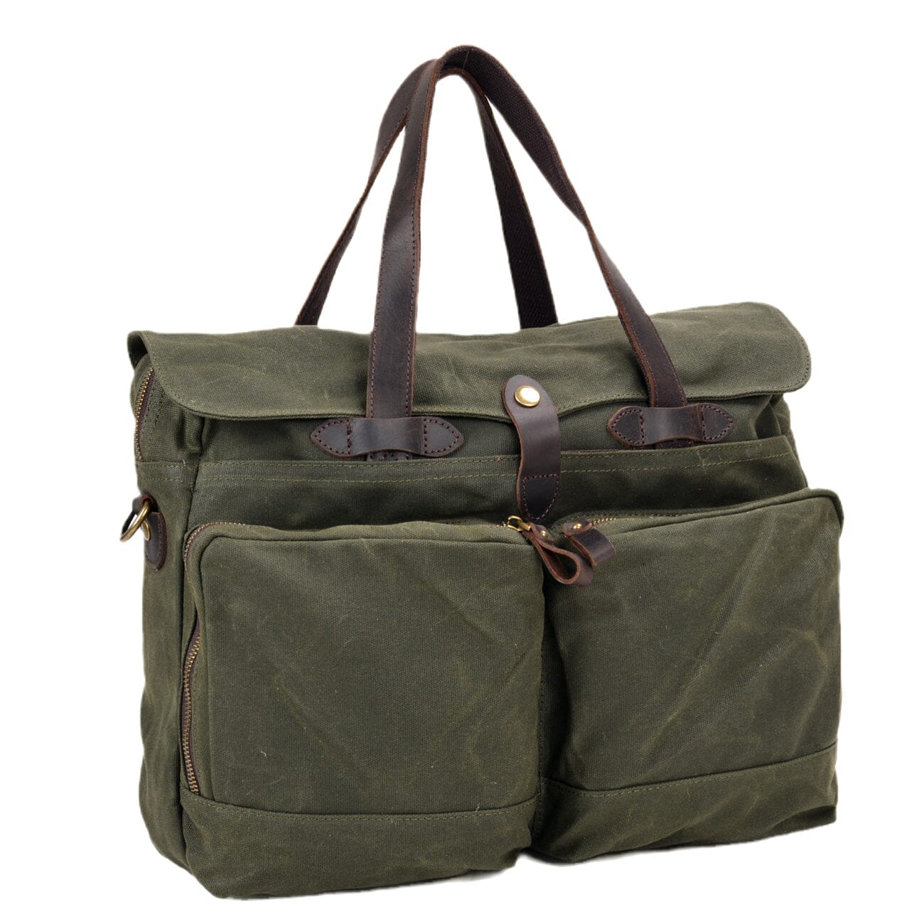 Salt Lake™ Canvas Schultertasche - Wasserabweisend, Gepolstertes Laptopfach, Unisex, 12,5L