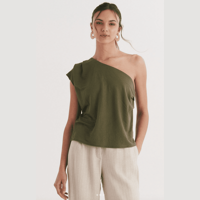 Sienna | One-Shoulder Top mit lässigem Schnitt